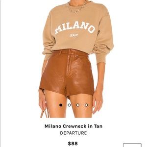 Milano sweatshirt purchased from Revolve.